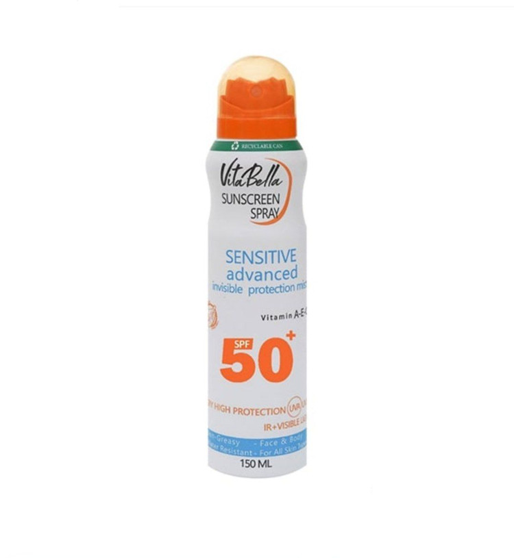 اسپری ضد آفتاب ویتابلا SPF 50